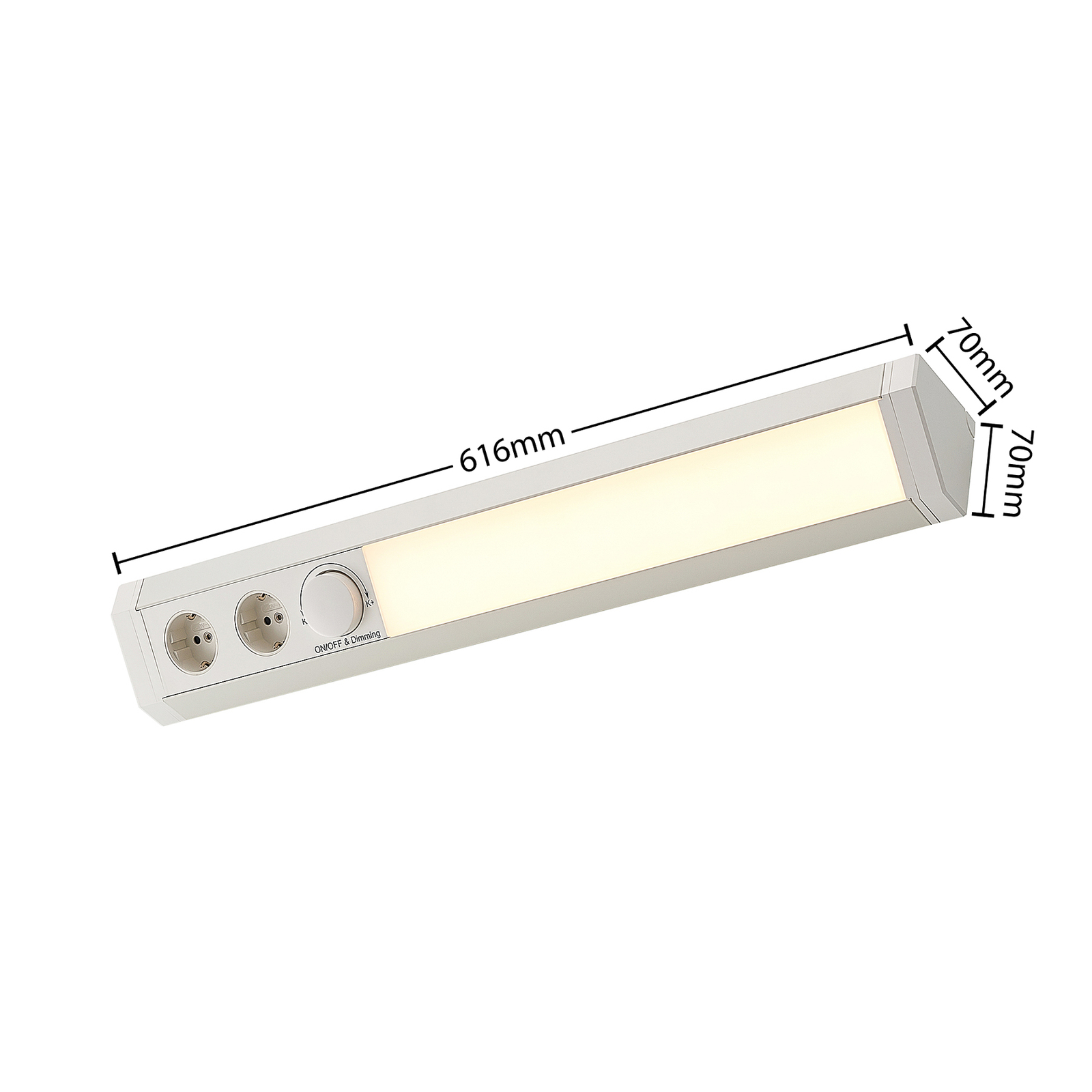 Arcchio Asira lampada LED da mobili, CCT, bianco