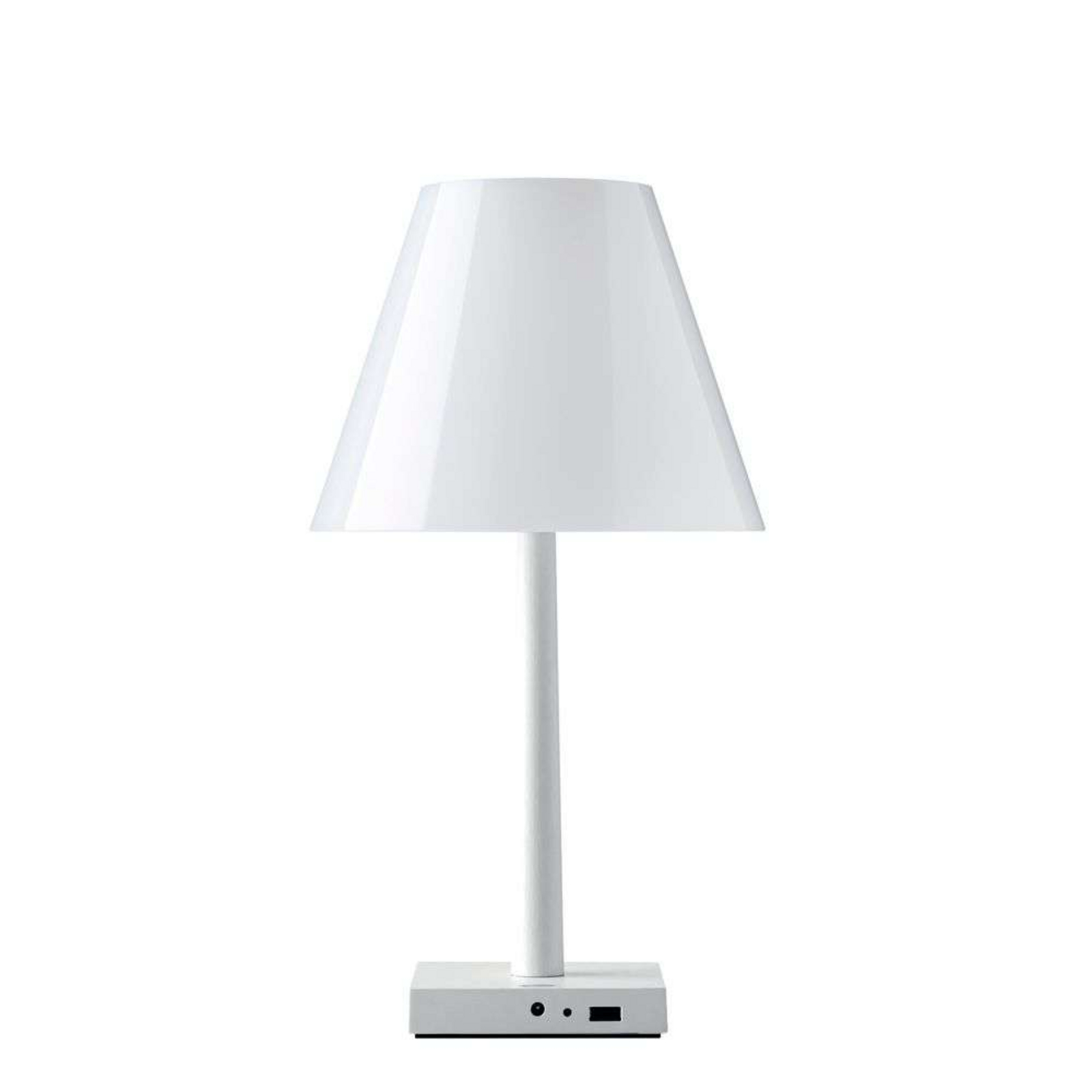 Dina+ Portable Table Lamp Matt White - Rotaliana