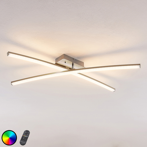 LED-Deckenleuchte Trevon mit Fernbedienung