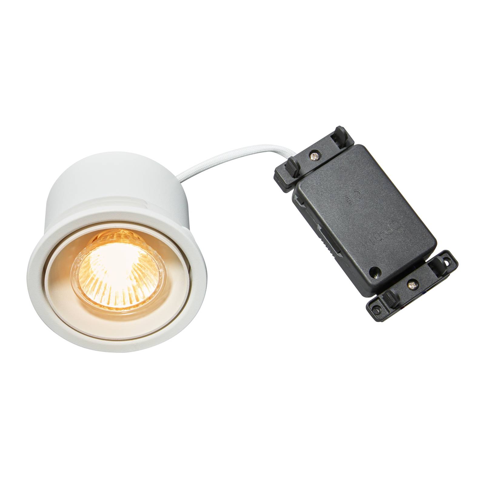 Einbaudownlight Sorina, GU10, starr, Metall, weiß günstig online kaufen