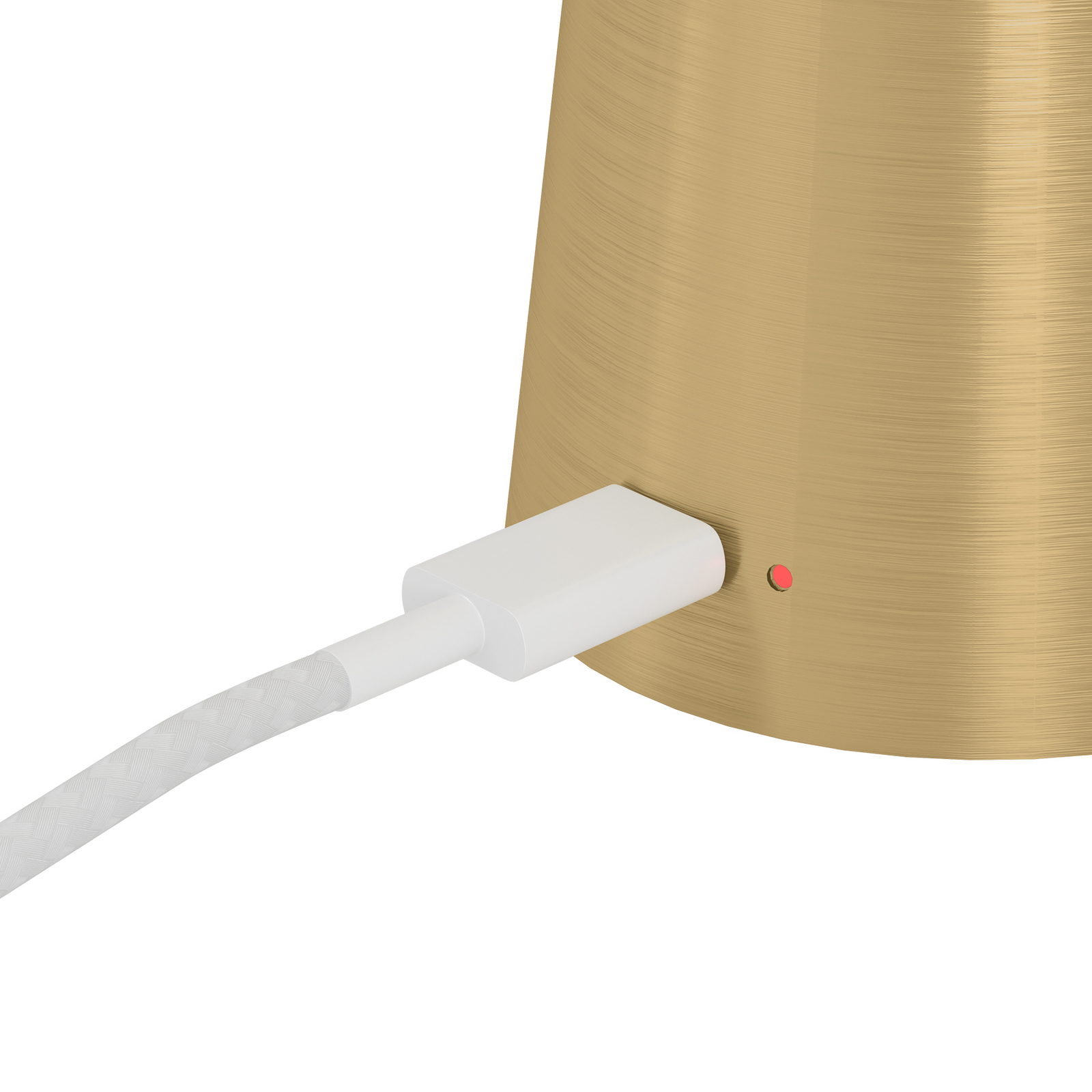 Lampada a LED ricaricabile Piccola, color ottone, altezza 28 cm, IP54 Lampada a LED ricaricabile Piccola, color ottone, altezza 28 cm, IP54