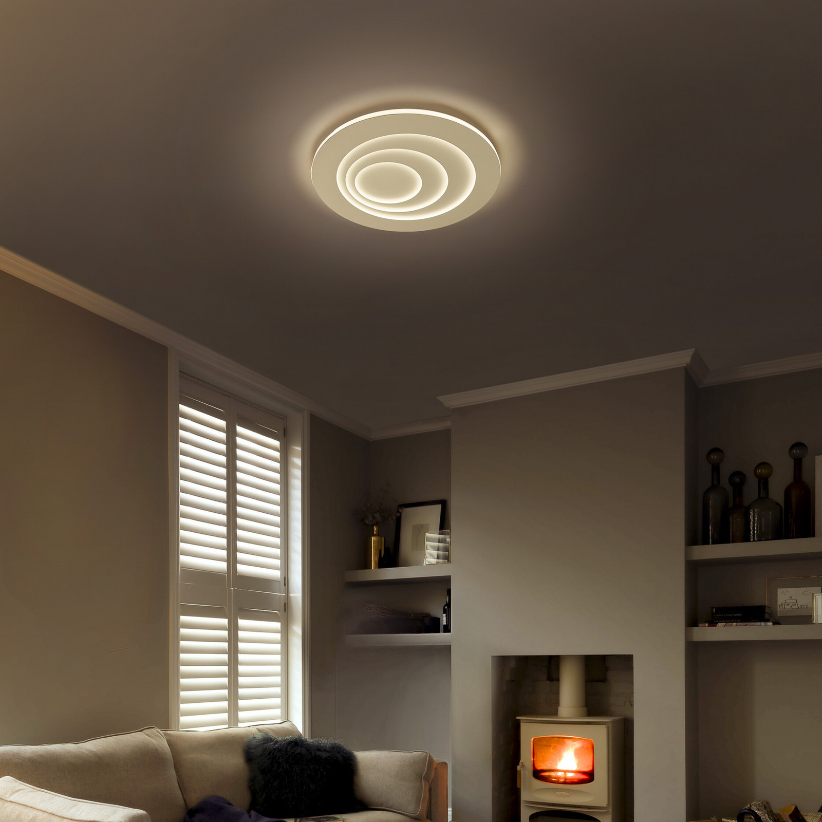 LEDVANCE Orbis Spiral Plafonieră rotundă Ø685 cm - Camera de zi / sufragerie - modern - alb - Metal