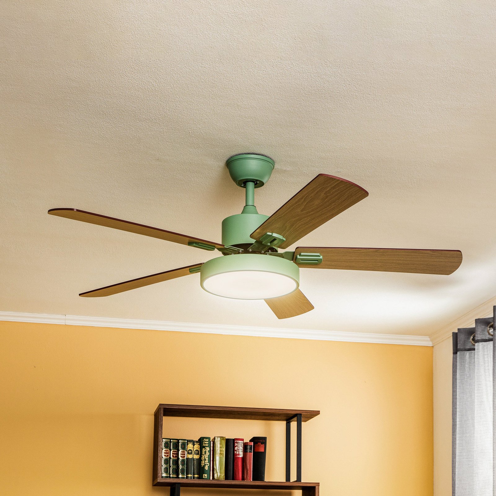 Starluna Rivando LED ceiling fan, CCT, green