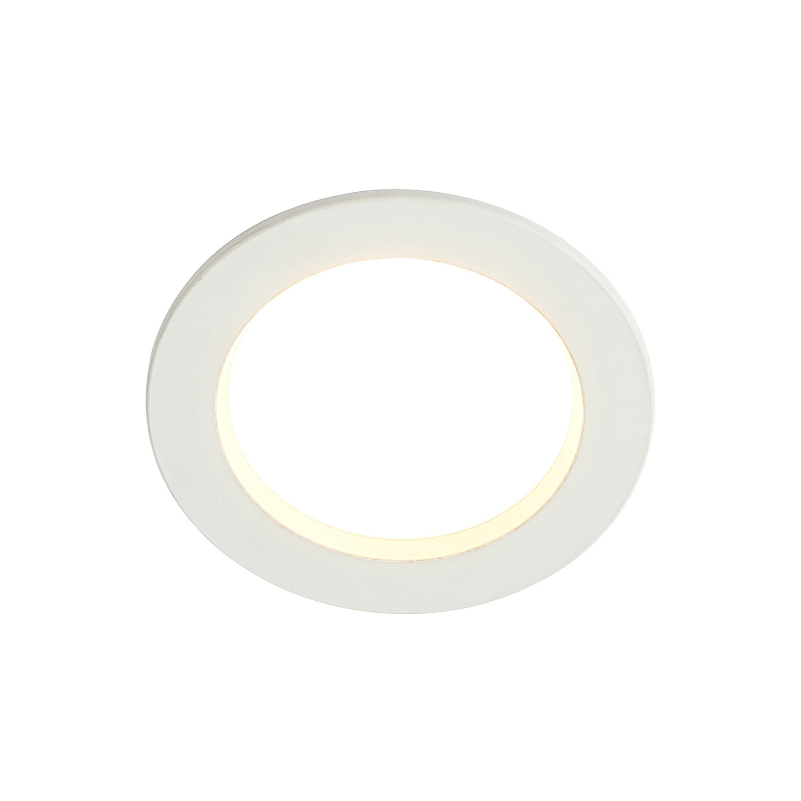 Arcchio LED recessed light Milaine, white, dimmable, set of 3