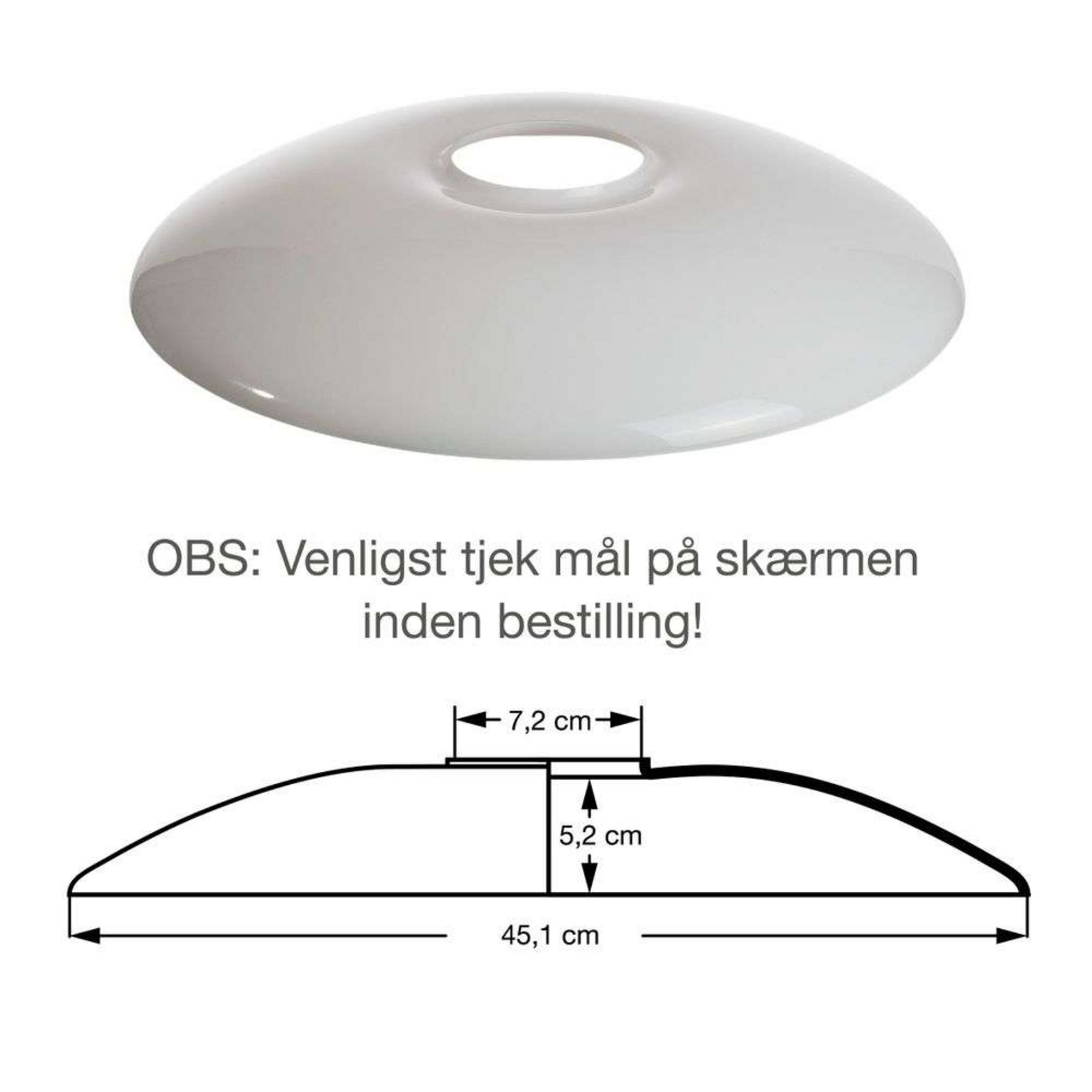 PH 4½-4 Overshade for Pendant Opal - Louis Poulsen