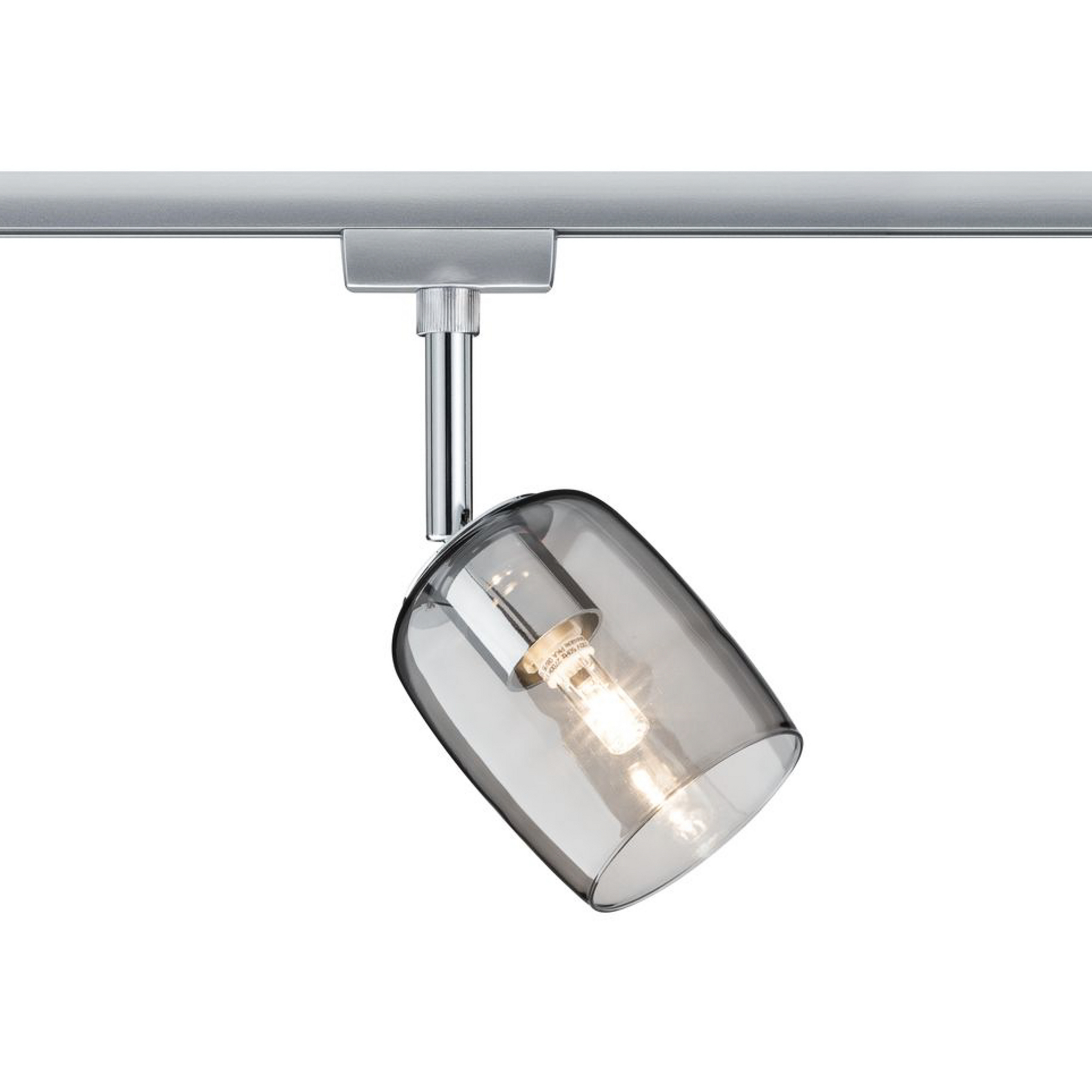 Paulmann URail Blossom Spot, chrom/rauchgrau