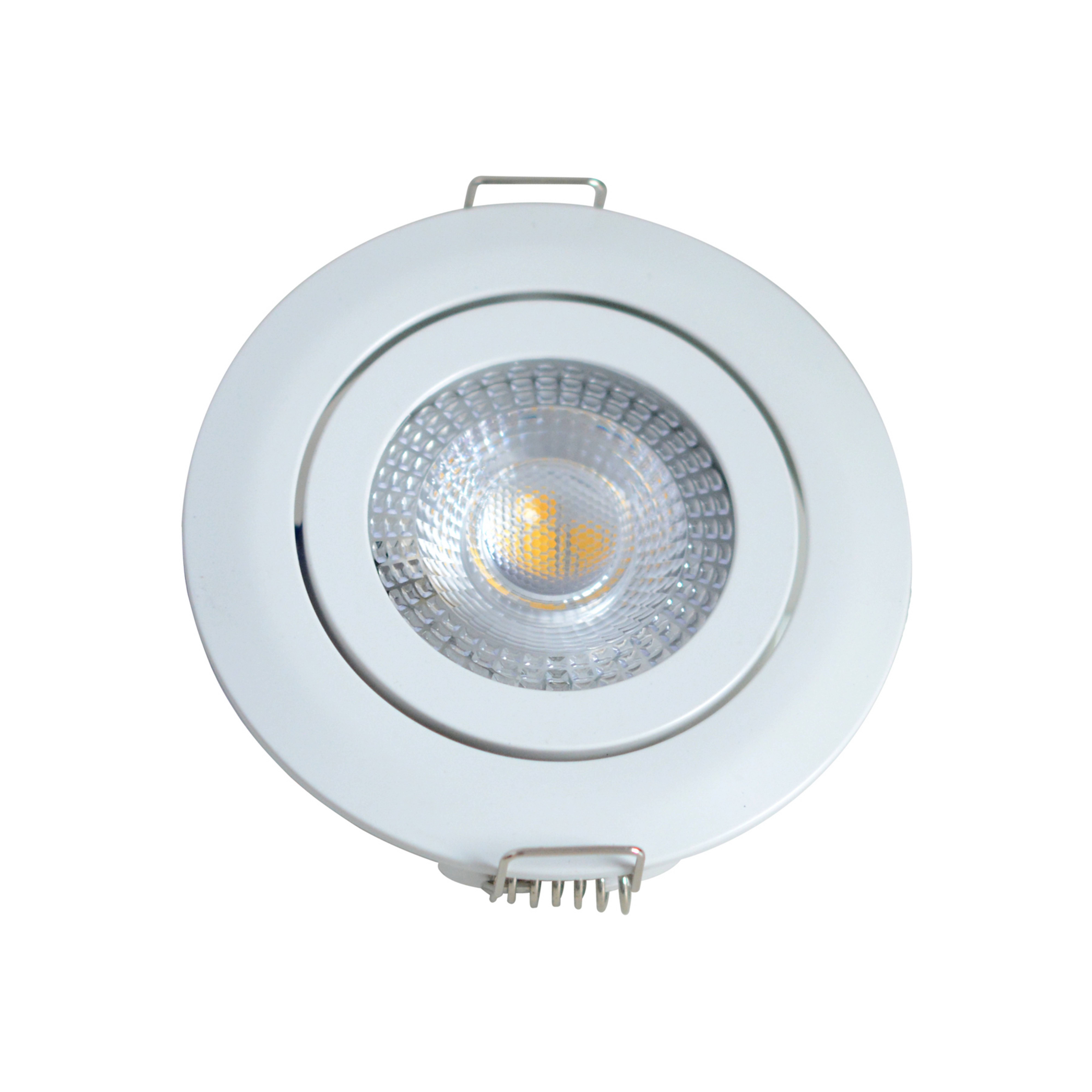 Lámpara empotrable LED Holstein MS, IP20 40°, blanca