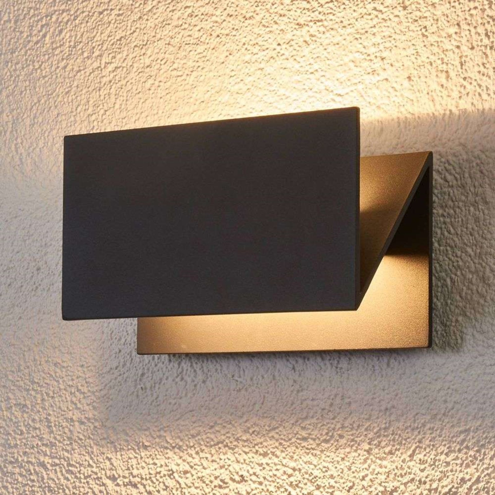 Meja Outdoor Wall Lamp IP54 Graphite - Lucande