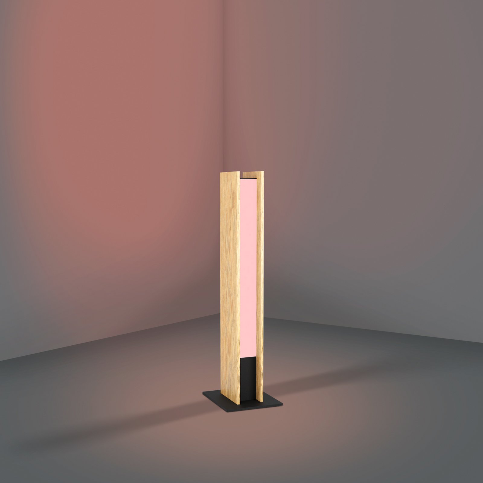 Candeeiro de mesa LED Smart ZIG Anchorena-Z, altura 46,5 cm, RGB, CCT