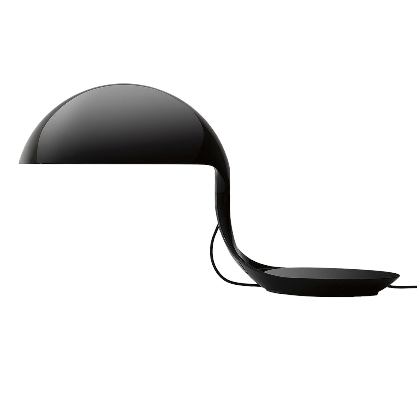Martinelli Luce Cobra - Retro-Tischleuchte schwarz