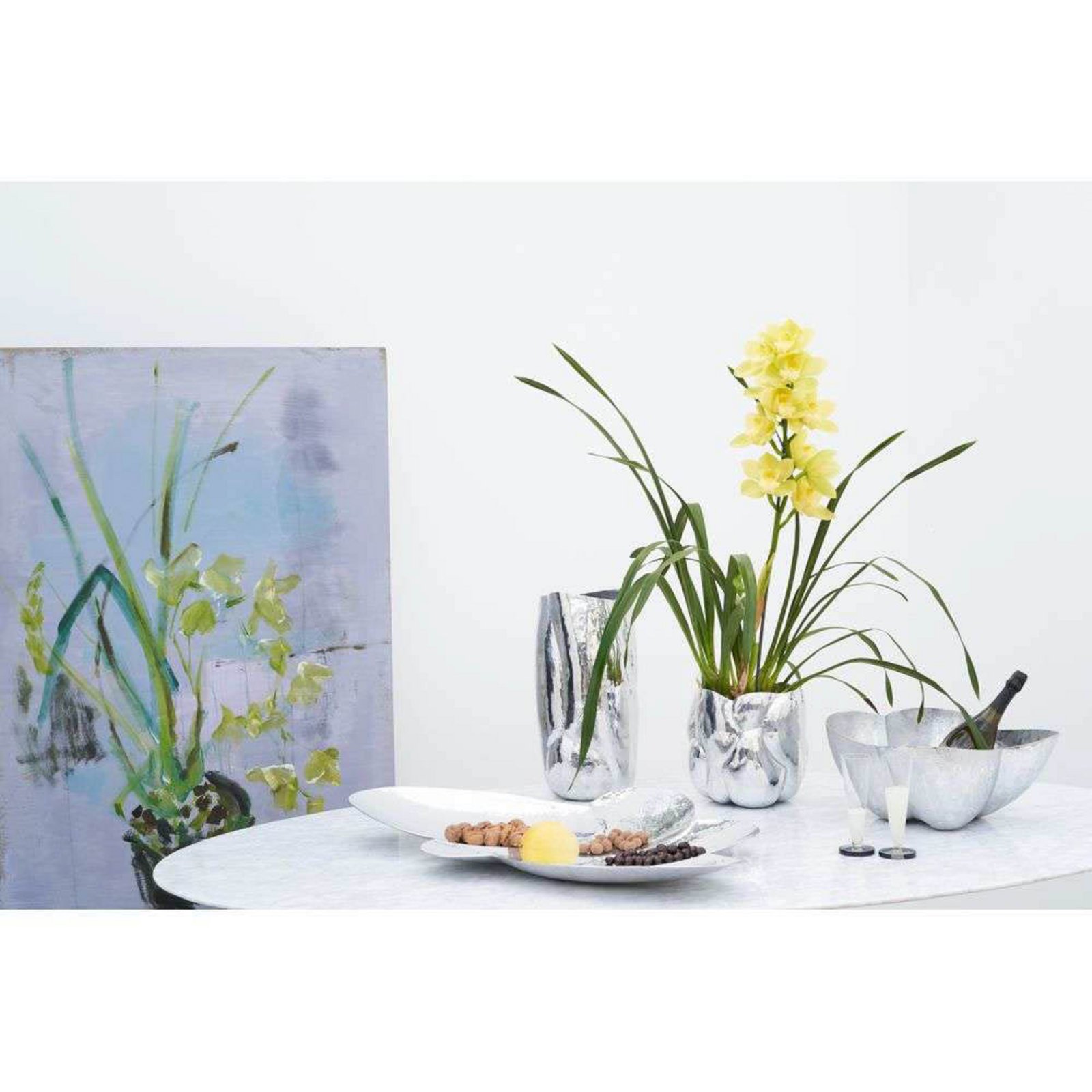Cloud Vessel Pflanzentopf Short Silver - Tom Dixon
