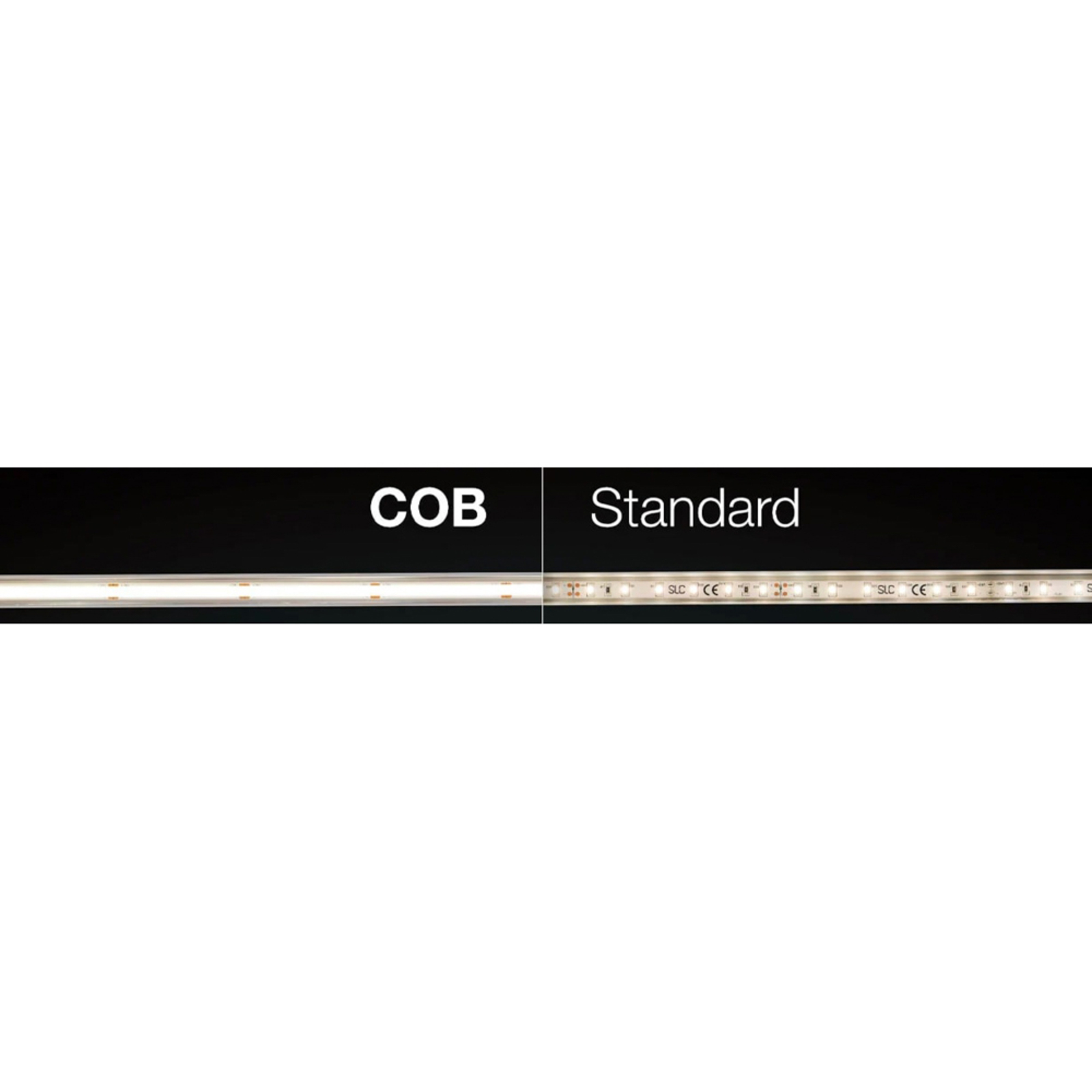 SLC LED-remsa 5m med COB-lysdioder IP54 CRI 90 3 000K