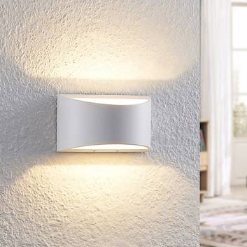Arcchio Jasina LED-Wandlampe, halbrund, weiß