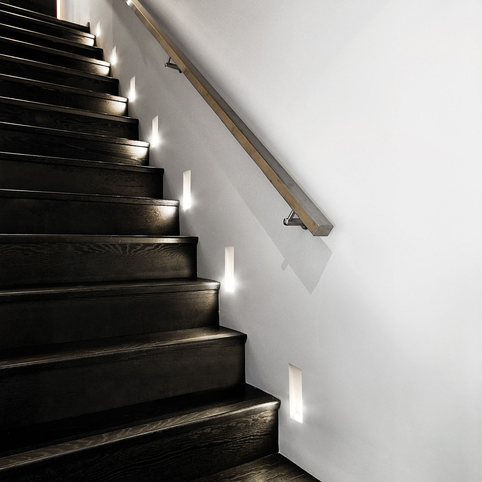Sforzin LED innfelt vegglampe Filippide - innfelte vegglampe - moderne downlight - vegglys Stue / spisestue - aluminium, plast