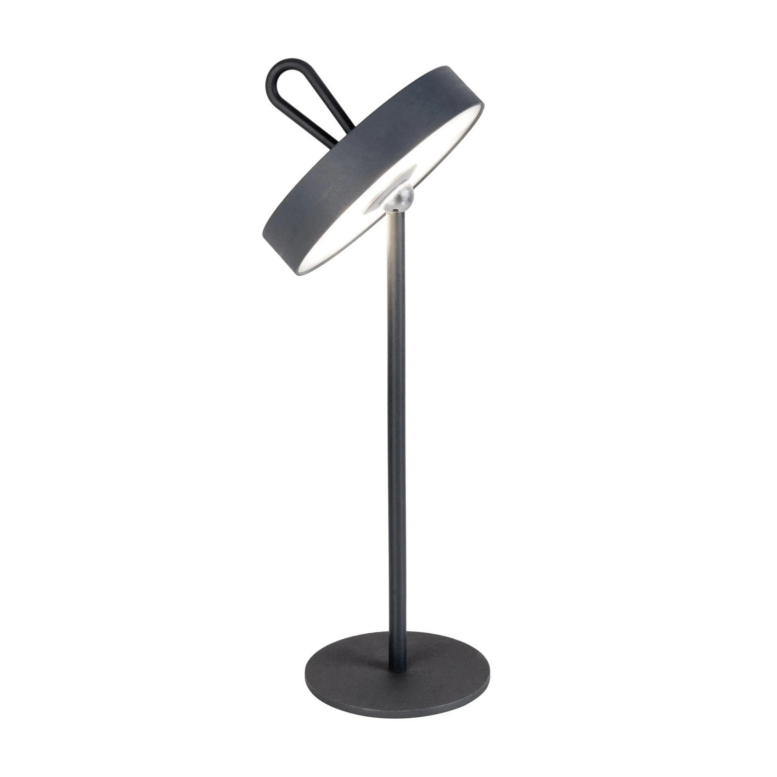 LED-Akku-Tischleuchte Ella, magnetisch, grau