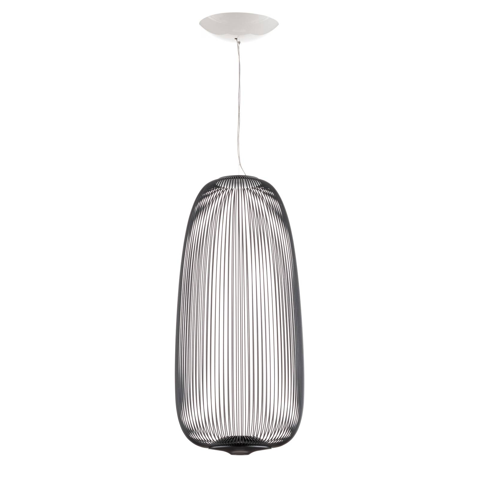 Foscarini Lámpara colgante de diseño - Lámpara colgante - Salón / Comedor - grafito - Metal