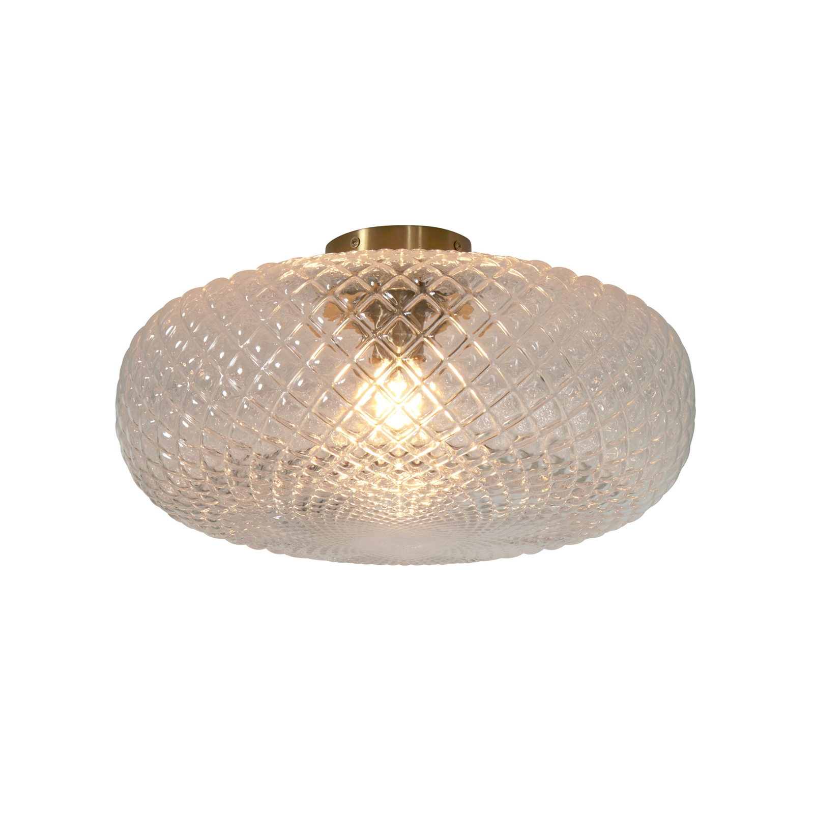 IT'S ABOUT ROMI Plafondlamp Venetië, helder, glas, 44 cm, E27