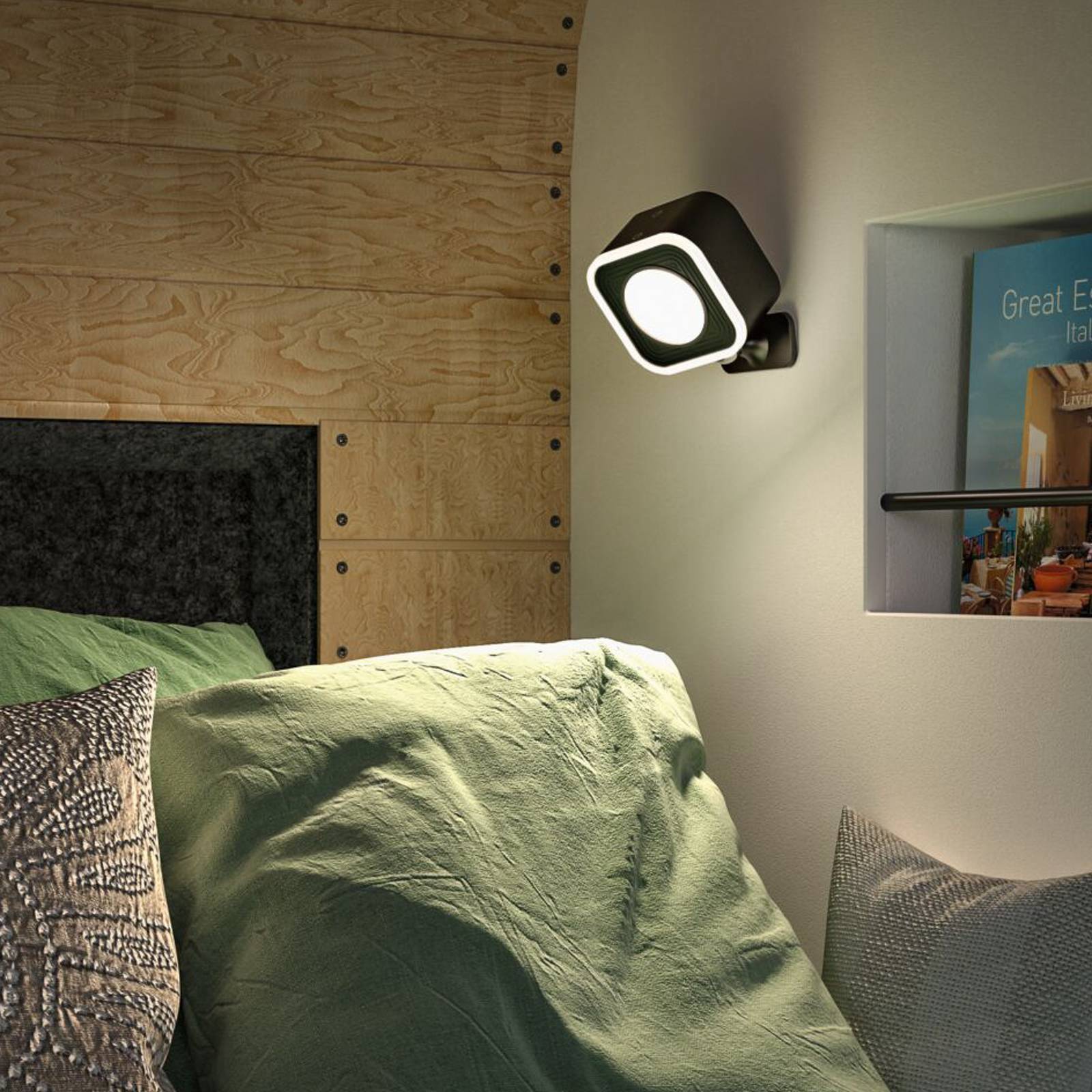 Paulmann LED-Akku-Tischlampe Varia, schwarz, 37 cm dim CCT günstig online kaufen