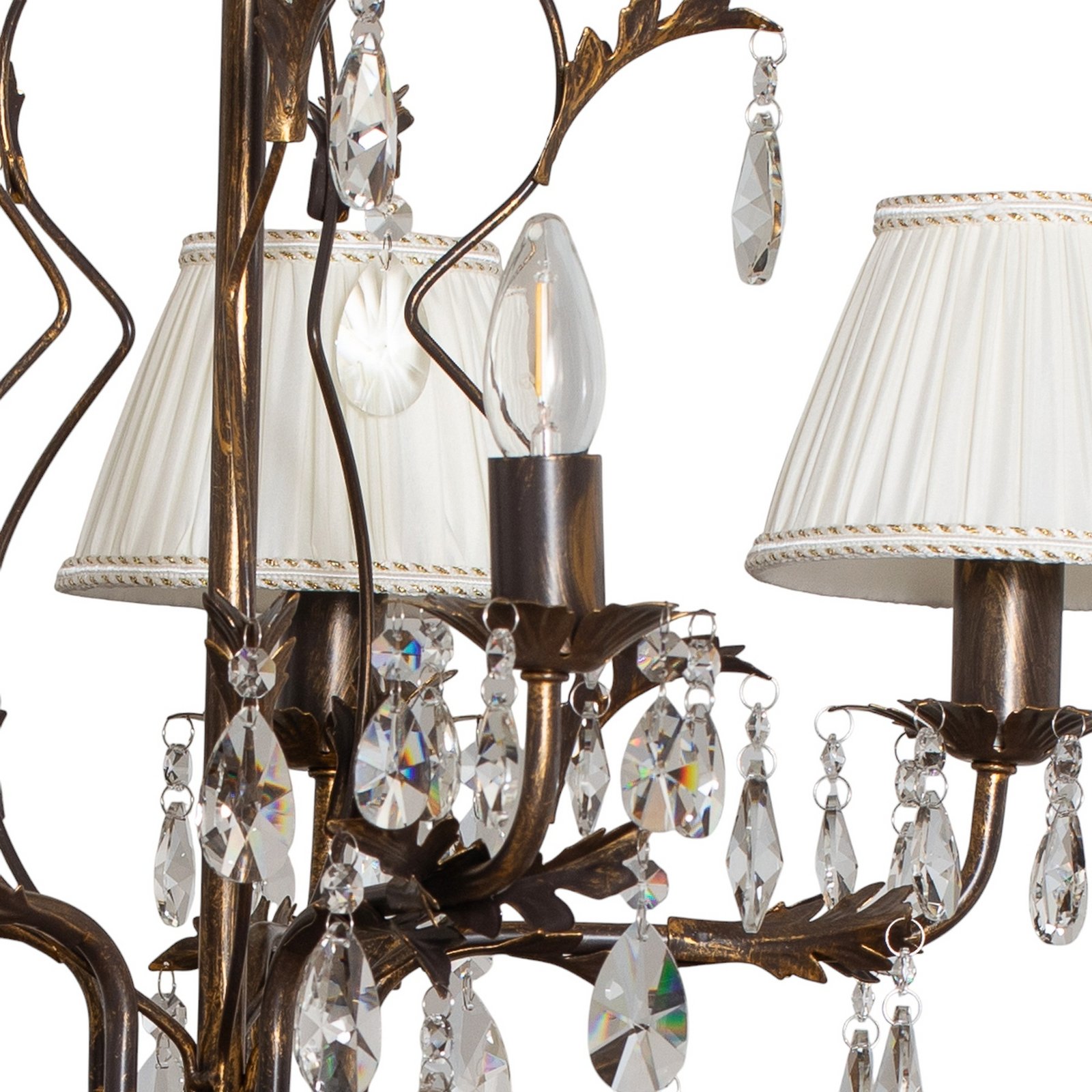 Kroonluchter Karen 5-lamps brons