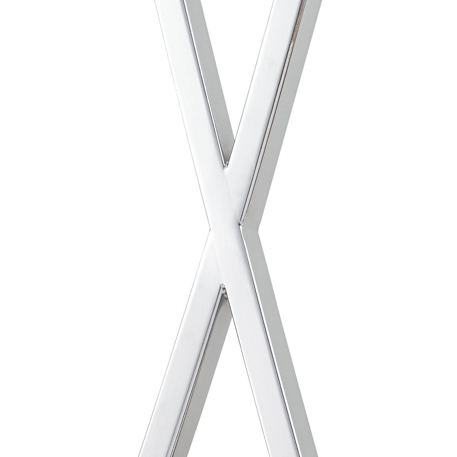 Lampa stojąca Lucande Evaine, chrom/biały, metal, 157 cm, E27