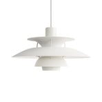 PH 5 Lampada a Sospensione Monochrome White - Louis Poulsen