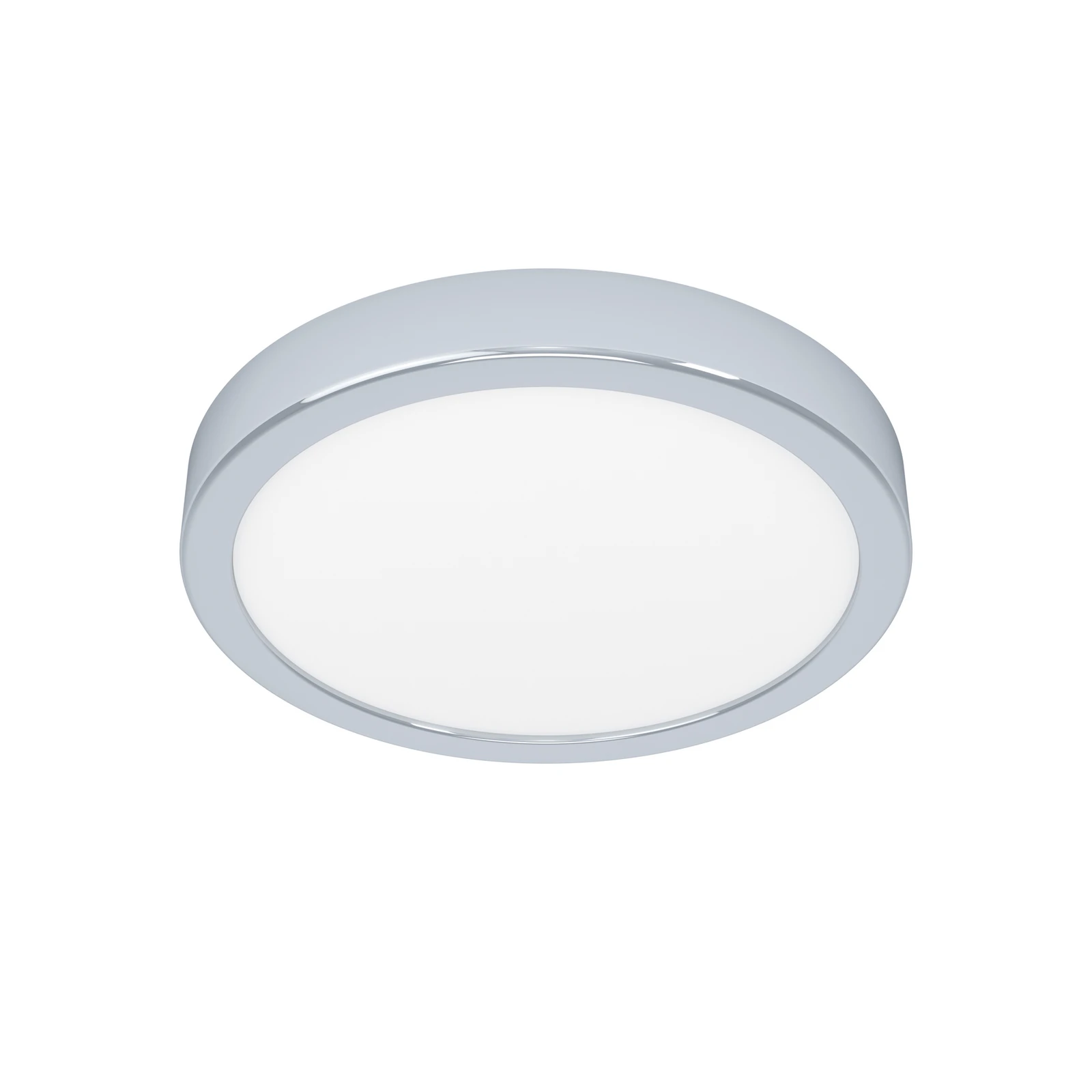 LED plafondlamp Fueva 5 IP44 3000K chroom Ø21cm
