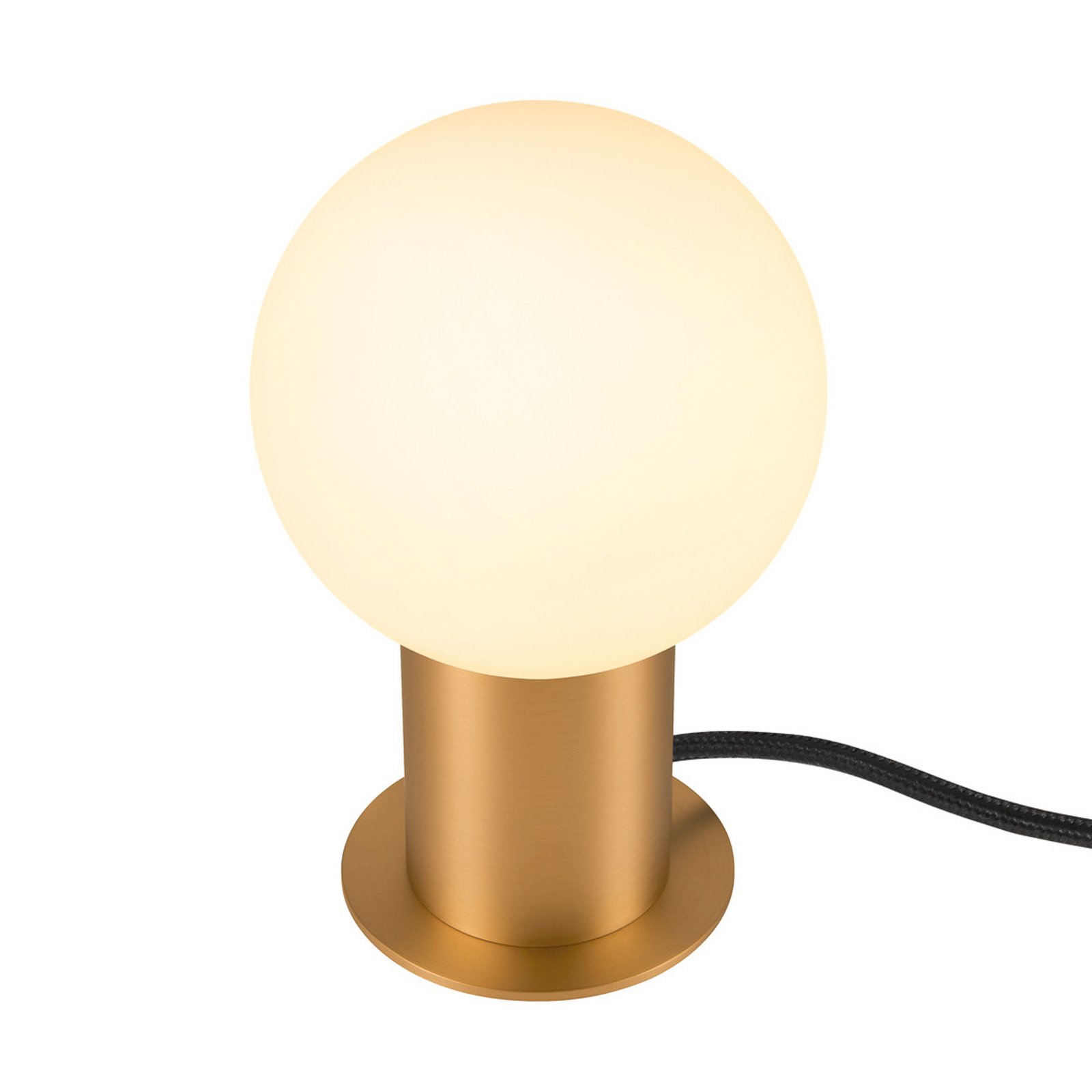 SLV Lampe de table Varyt, couleur laiton, aluminium, hauteur 19,2 cm