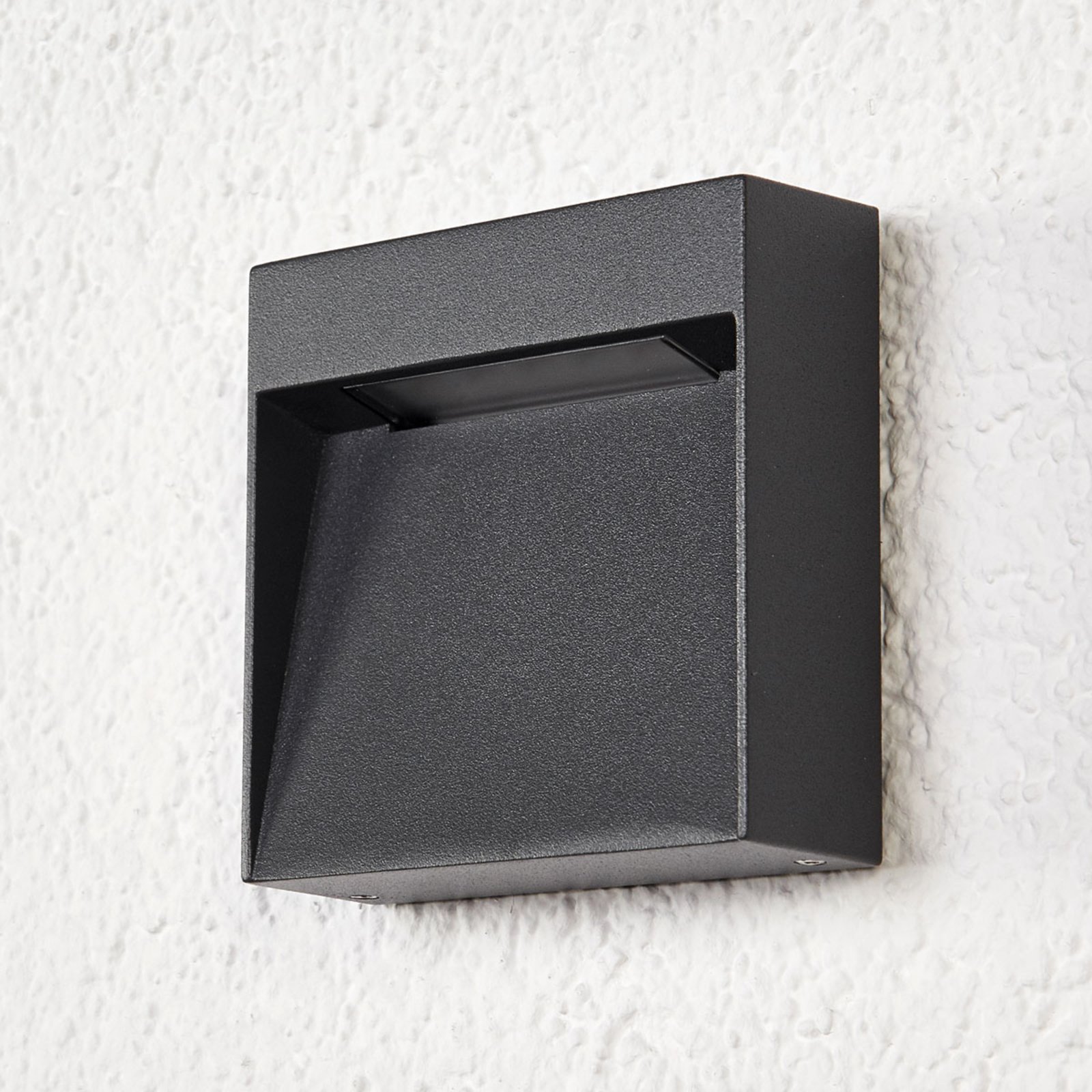 Bene LED Außen Wandleuchte Dark Grey - Lucande