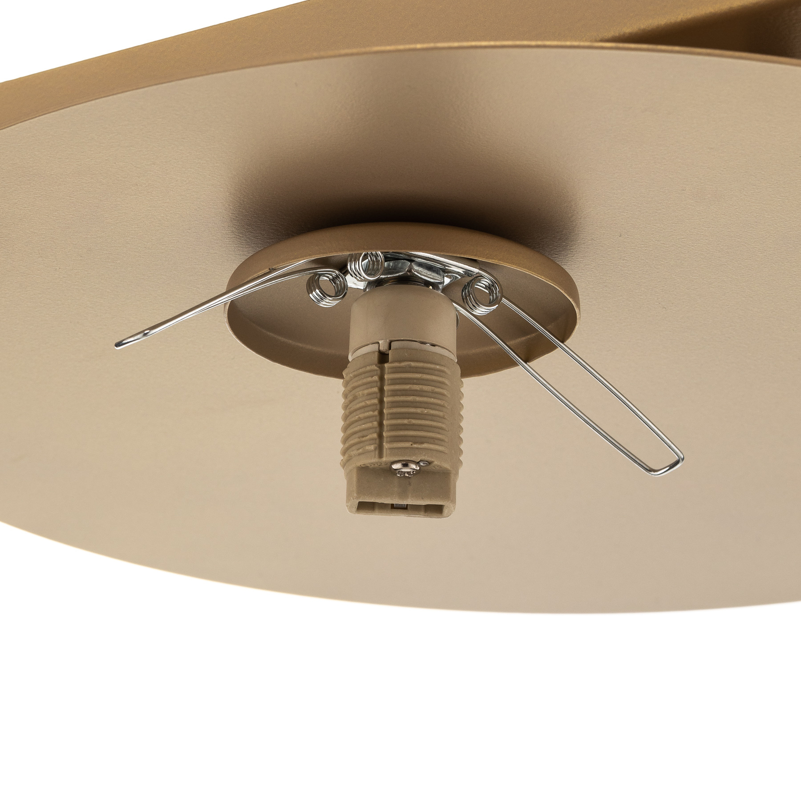 Plafondlamp Firn, rond, 1-lamp, goud