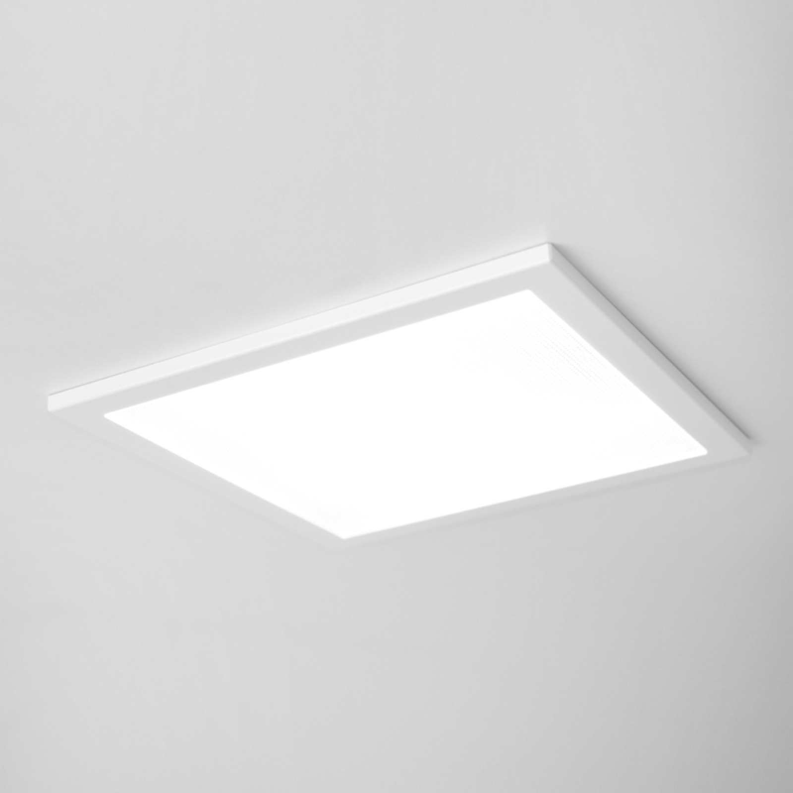 Akzentlicht SUN 9 LED recessed ceiling light, white 4,000 K, for Hallway, steel, plastic, energy efficiency: A+, L: 22.5 cm, W: 22.5 cm, H: 0.4 cm