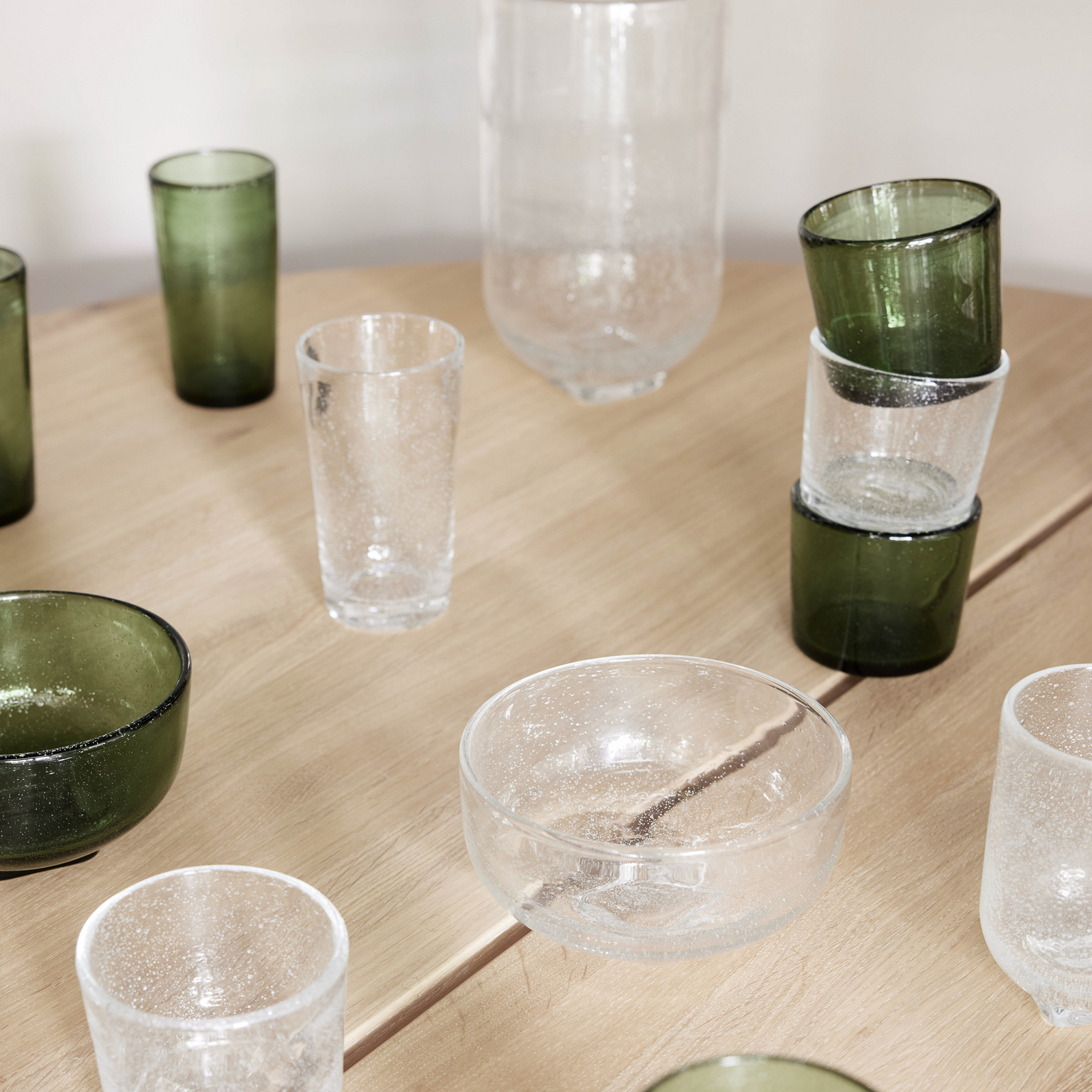 Kuki Highball -lasi, vihreä, 4 kpl:n sarja, 14 cm – OYOY Living Design Kuki Highball -lasi, vihreä, 4 kpl:n sarja, 14 cm – OYOY Living Design