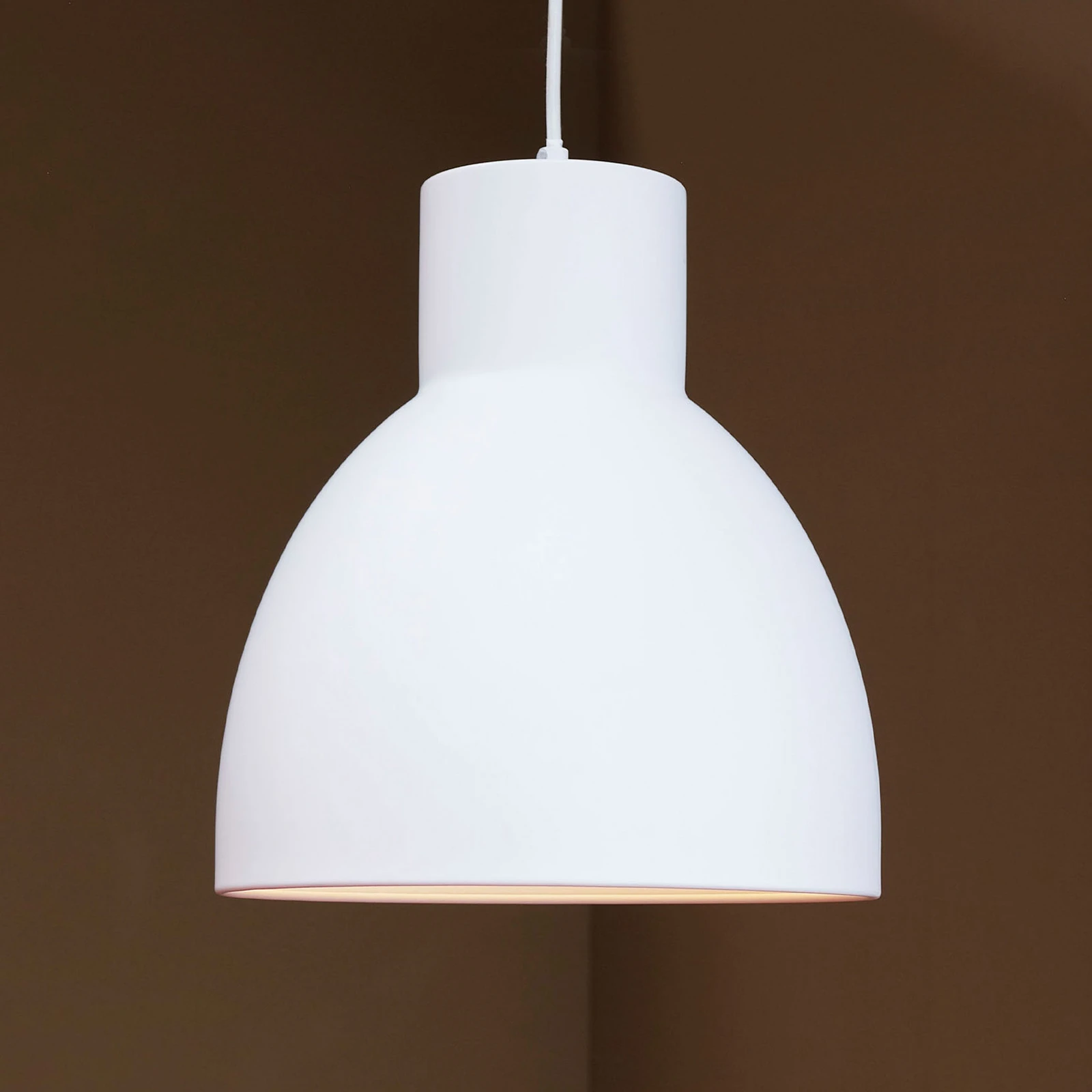 Dyberg Larsen Coast Hängeleuchte, Ø 30 cm, weiß