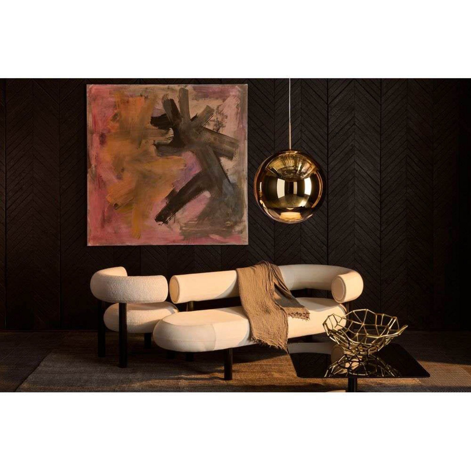 Bone Schale Extra Large Brass/Gold - Tom Dixon