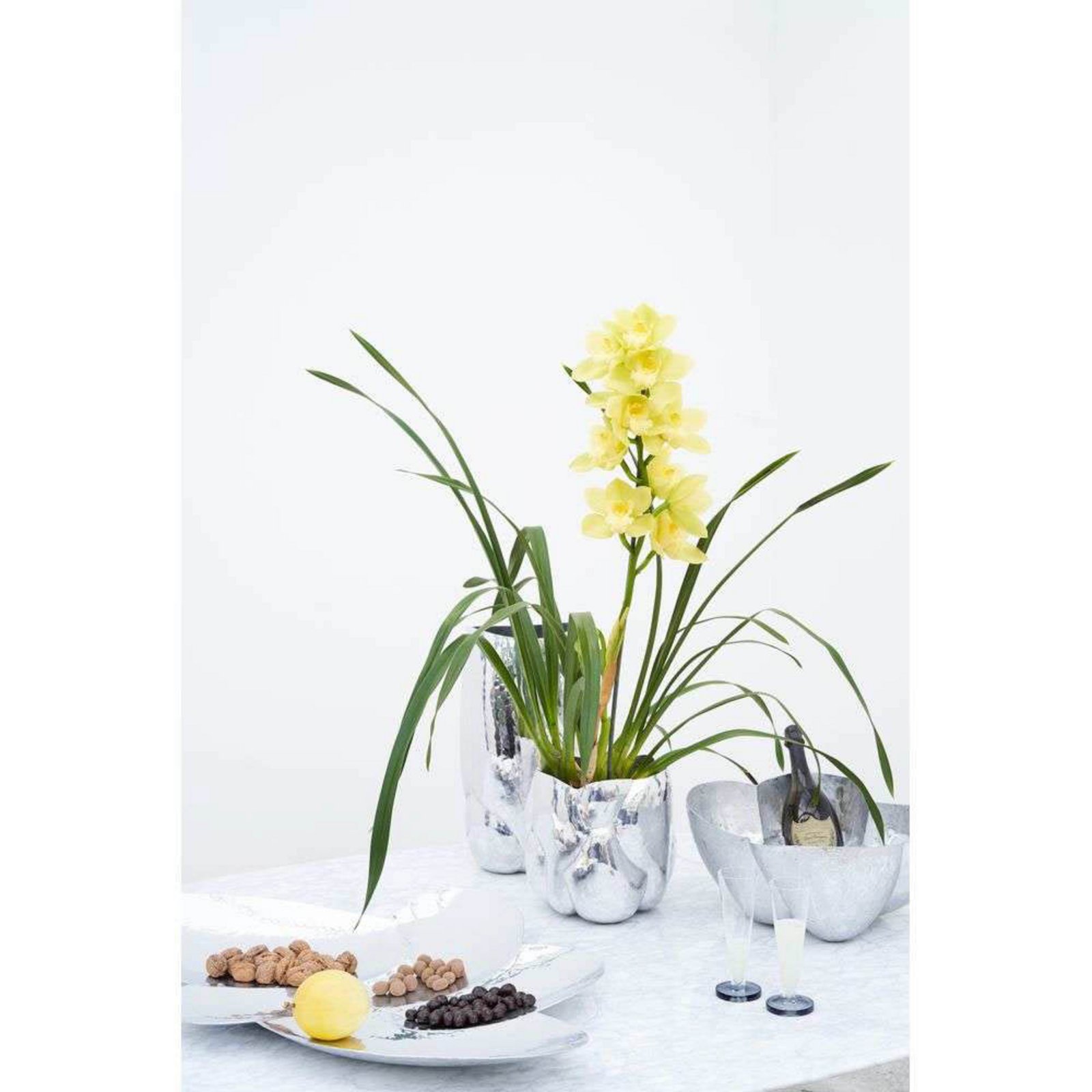 Cloud Vessel Pflanzentopf Short Silver - Tom Dixon