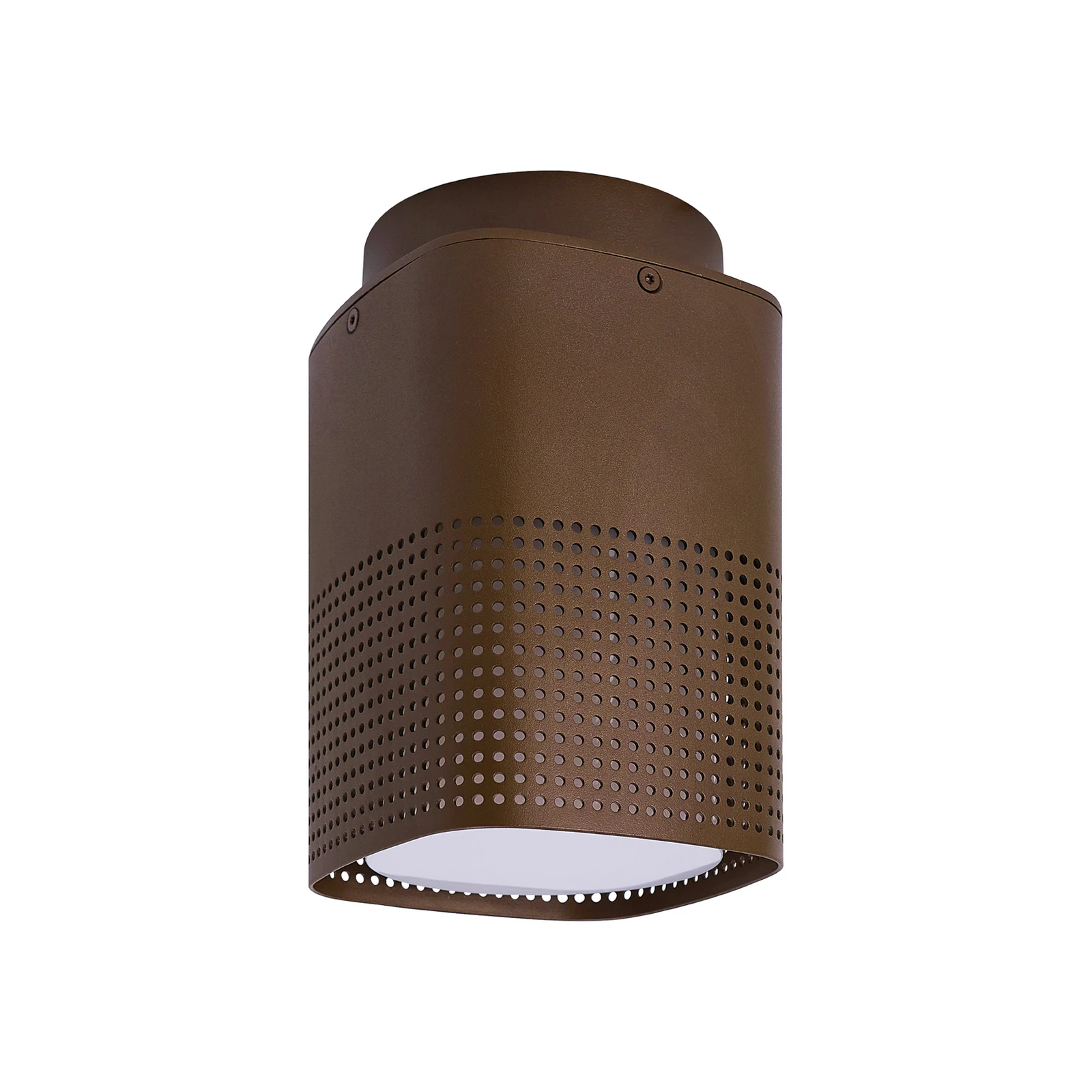 Downlight d'extérieur Sidara Seaside, marron métallisé, IP54, E27