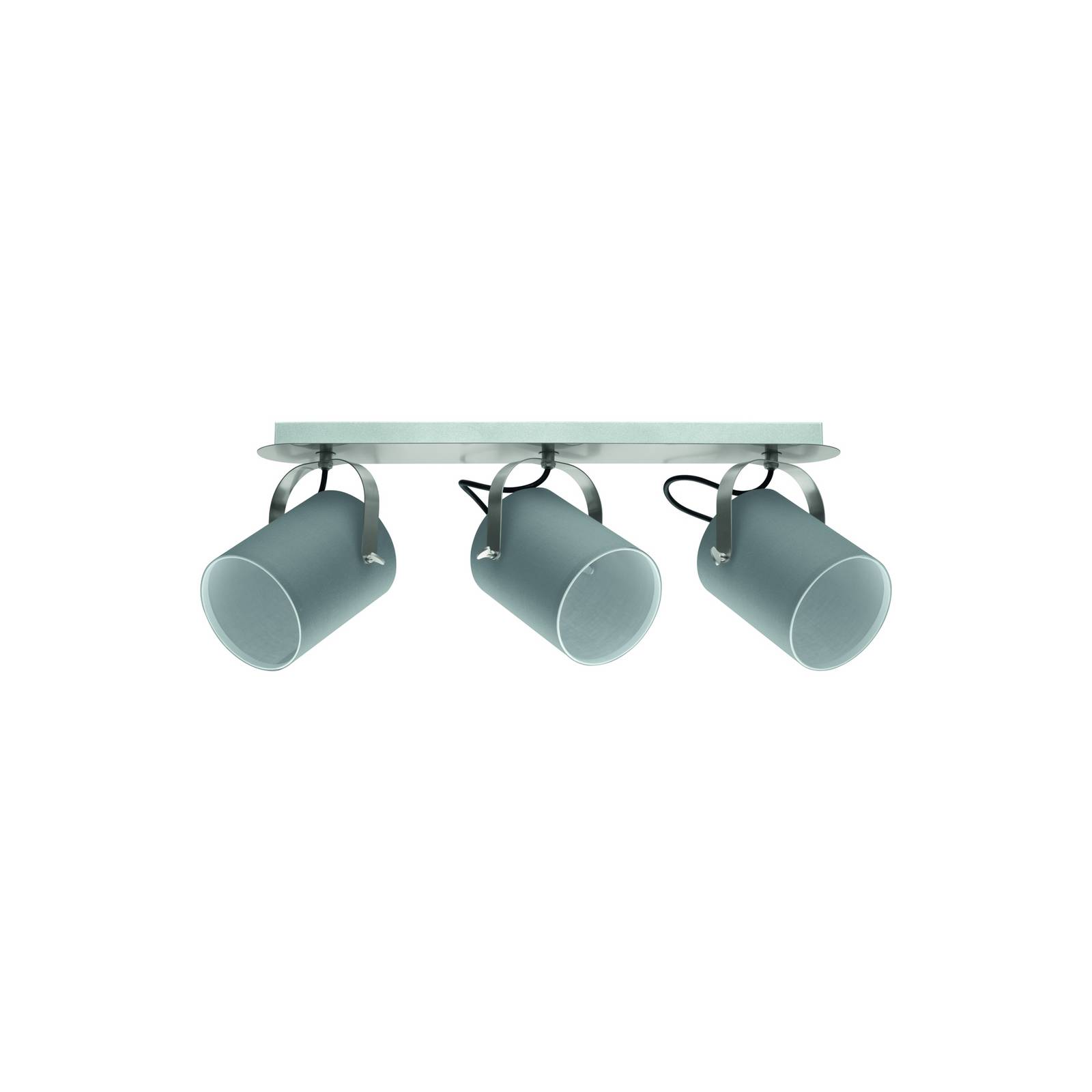  Eglo Eglo Ceiling Spotlight Villabate And Three Cloth Shades 