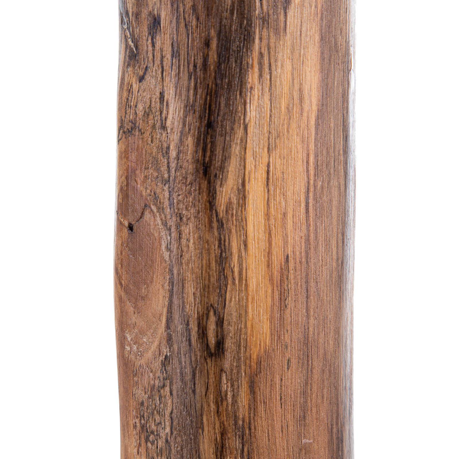 Lampadaire Norin avec socle bois d’eucalyptus