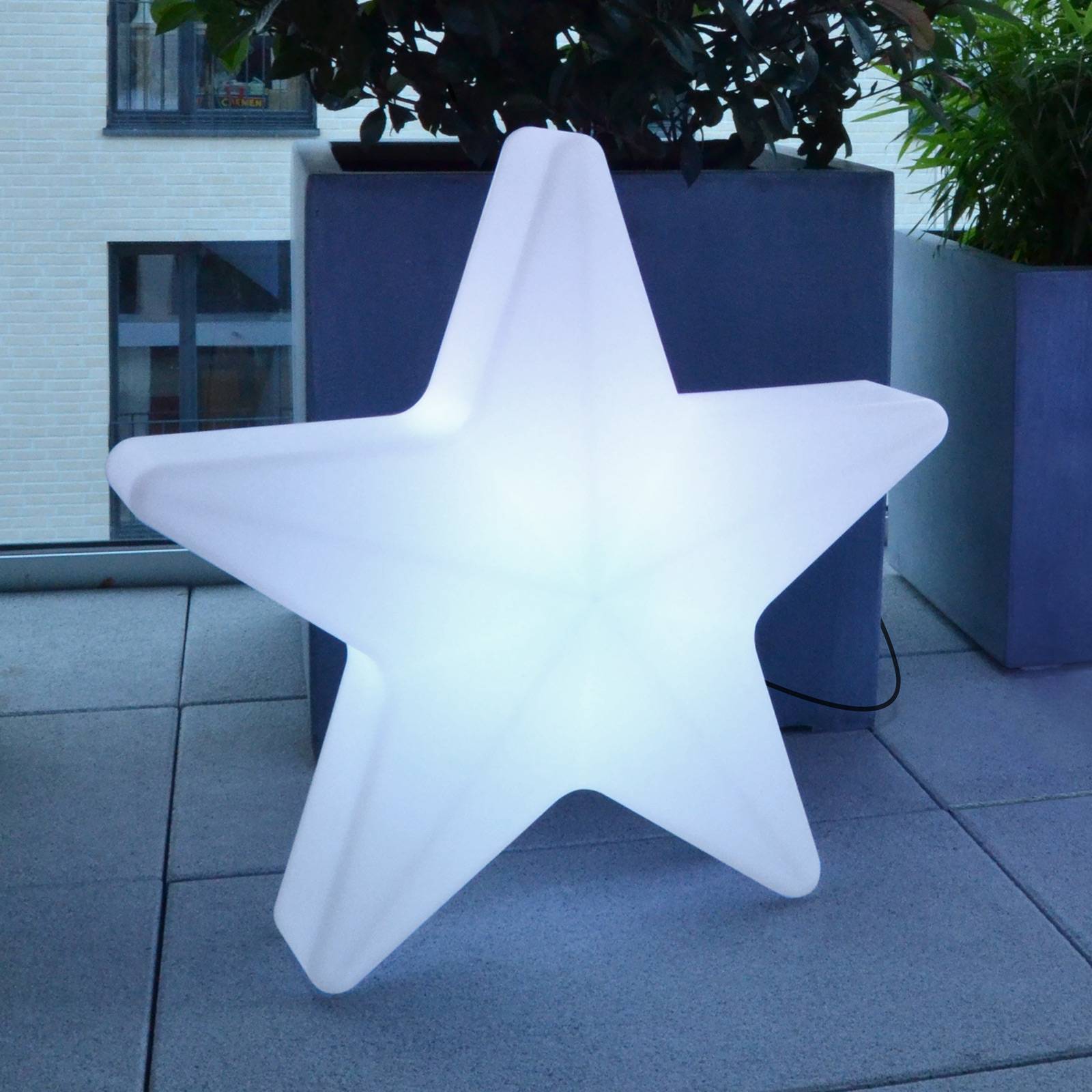 Étoile décorative LED Star, par câble, 57x55 cm