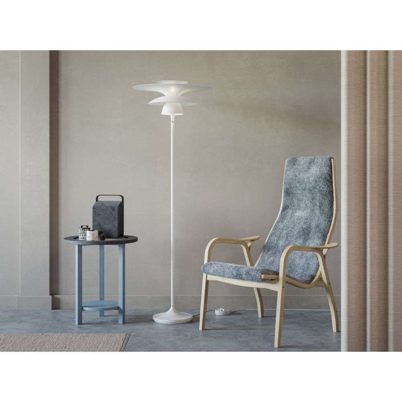 Picasso Lampadar H149 Matt White - Belid