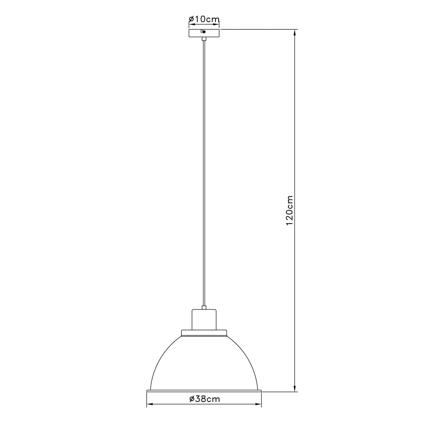 Brilliant Pendelleuchte Erena 38 cm Rot günstig online kaufen