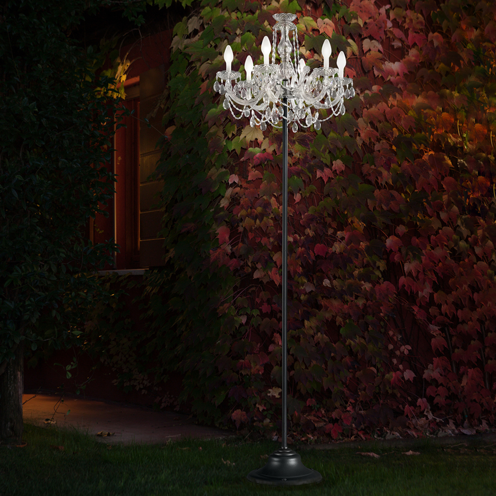 RGBW vonkajšia stojaca lampa Drylight – aplikácia