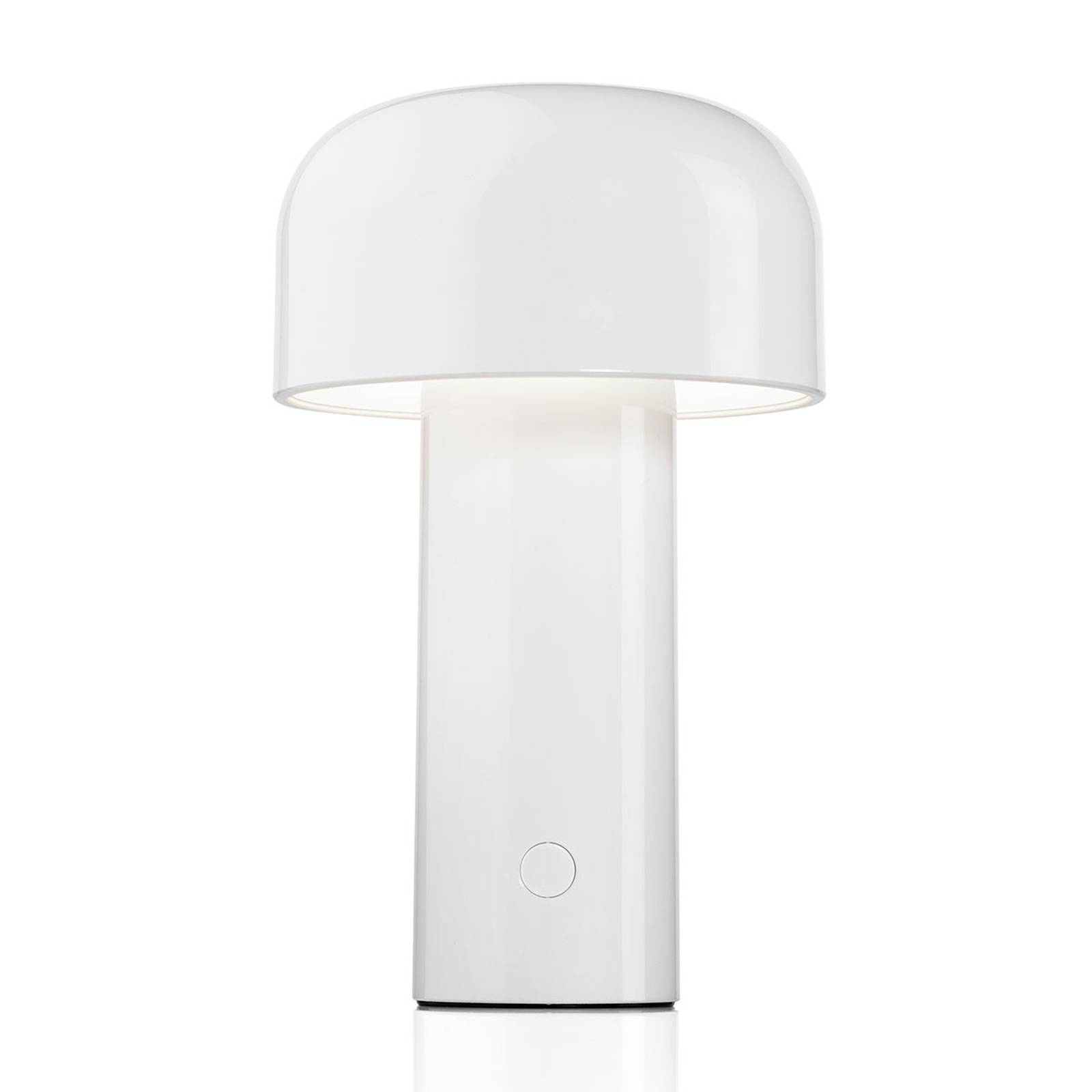 FLOS Bellhop stolová LED lampa, biela