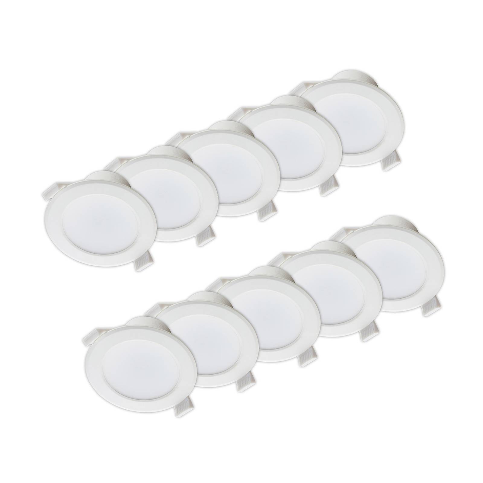 Prios Rida LED süllyesztett lámpa 22,5cm 30W 10