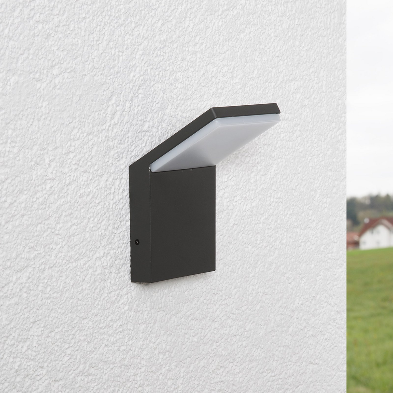 Nevio Außenwandleuchte Graphite - Lucande