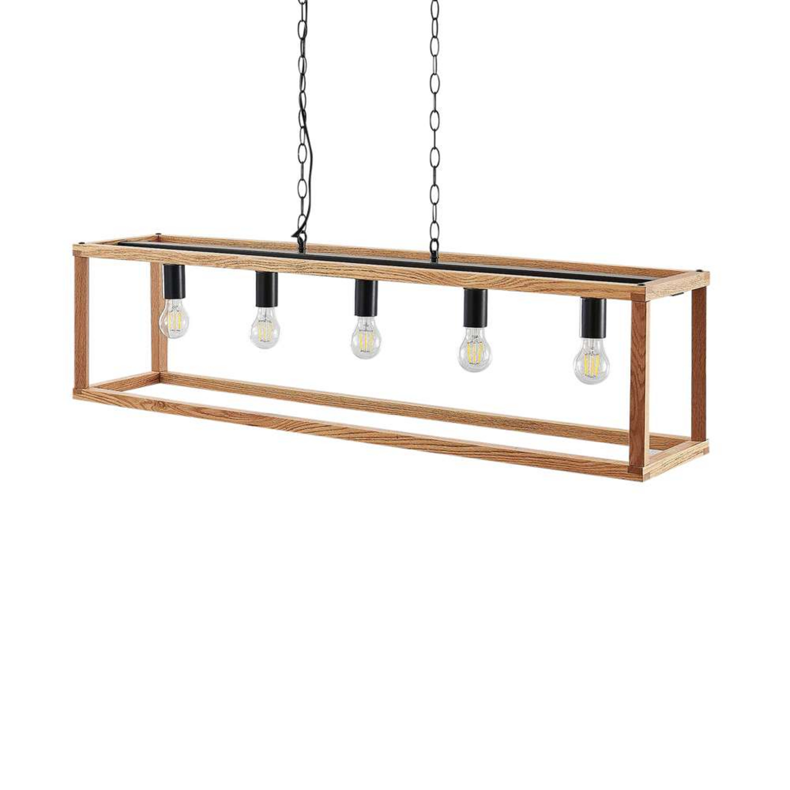 Sedrik 5 Lustră Pendul Oak - Lucande