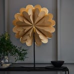 Maravilla standing star, gold/black Height 68 cm