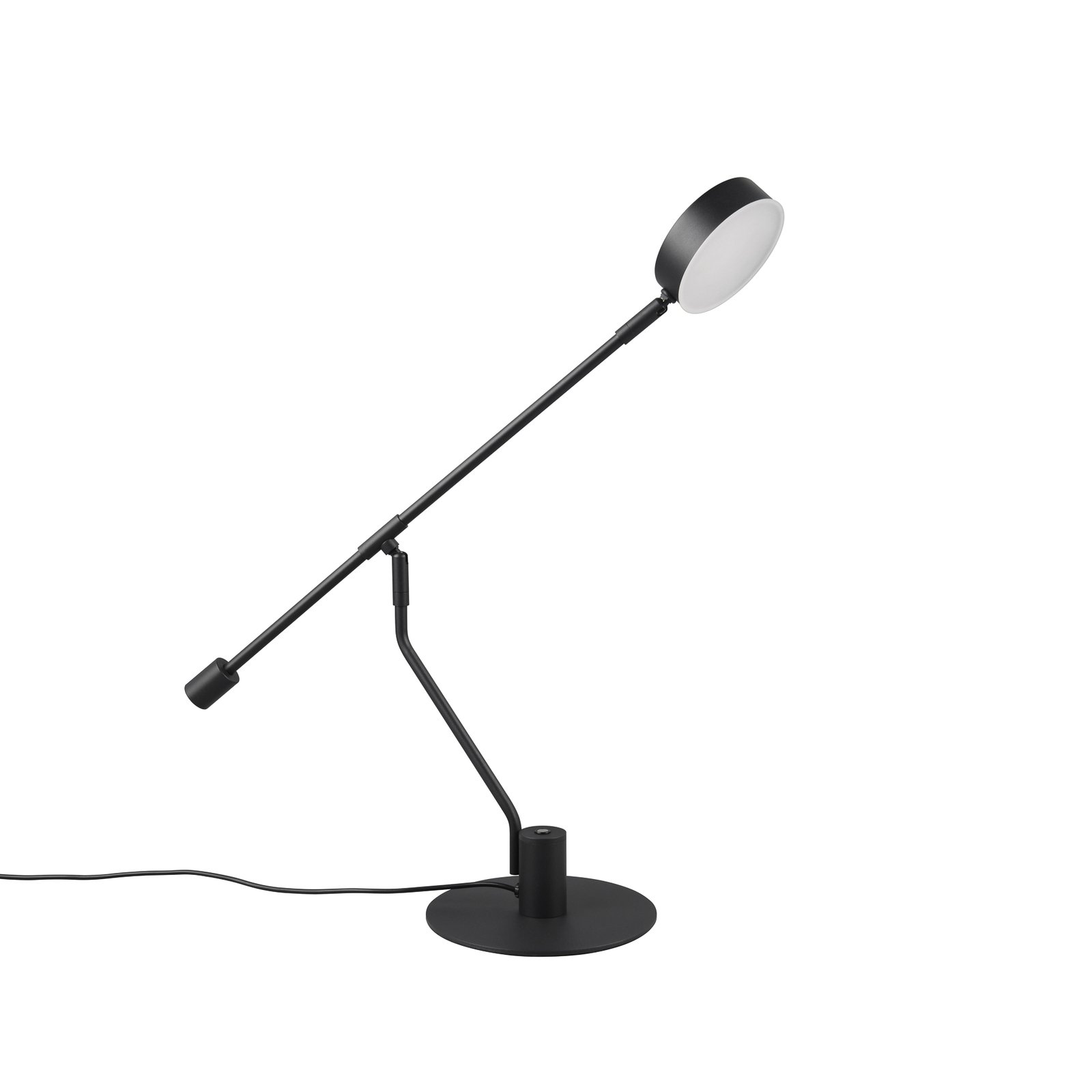 Manduro LED desk lamp, black, metal, CCT dimmable