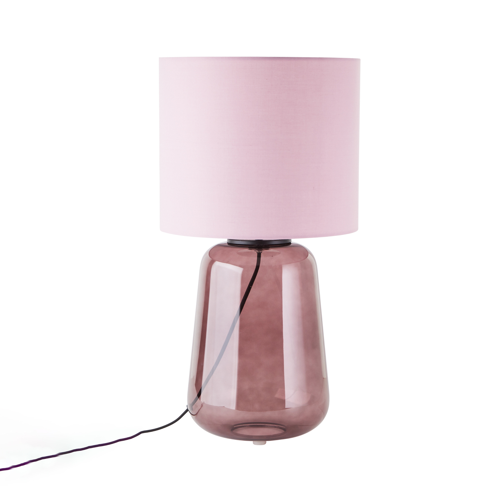 Hydra table lamp, 56.5 cm high, mauve/violet
