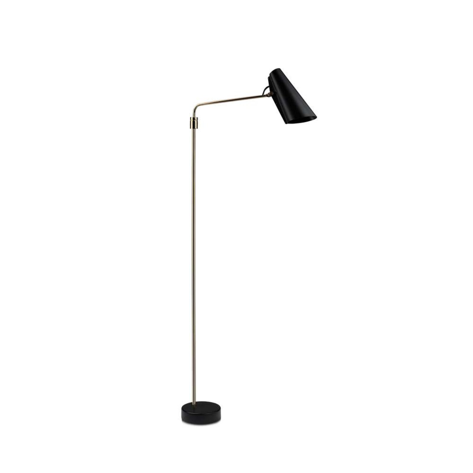 Birdy Golvlampa Swing Black/Brass - Northern