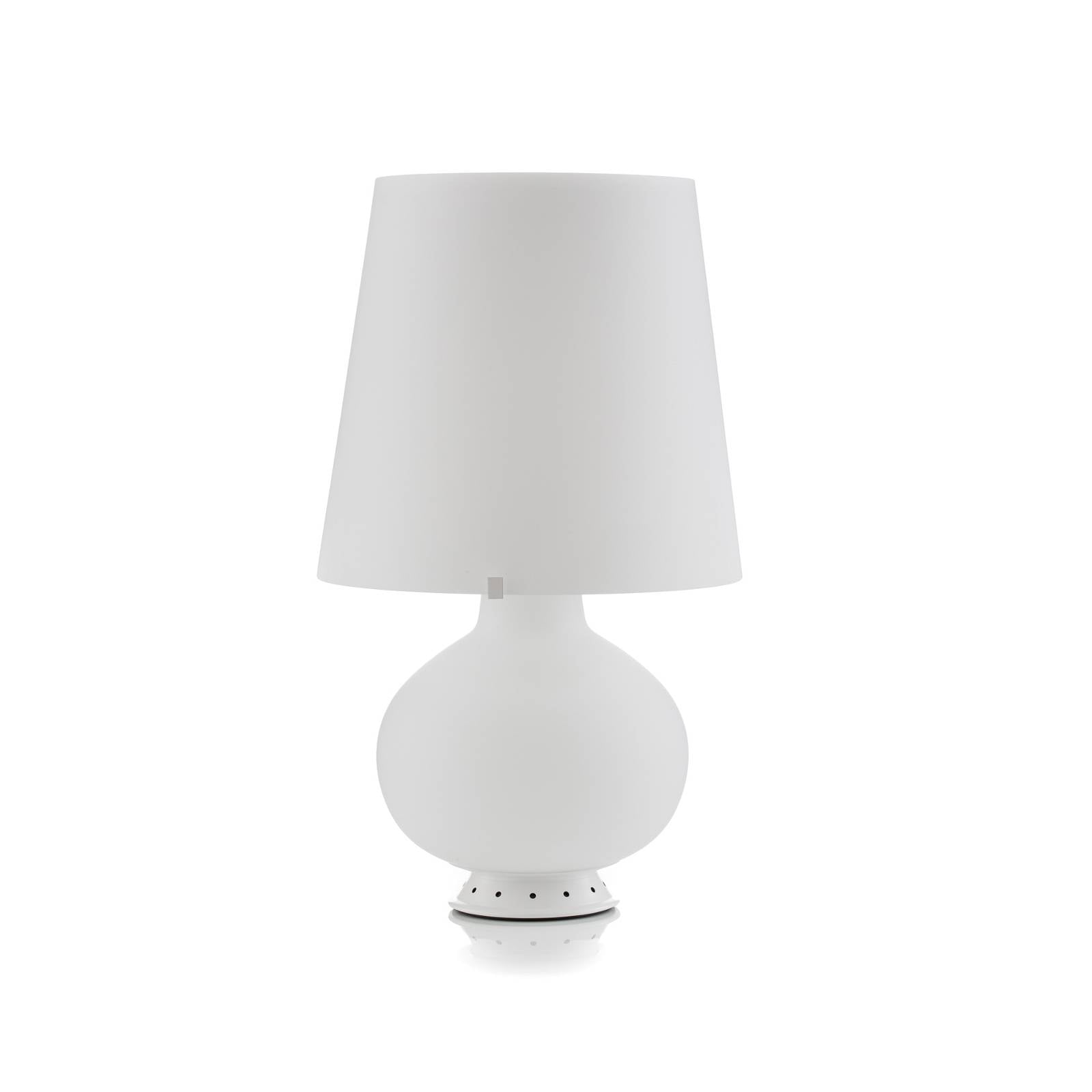Fontana Arte Designer-Tischleuchte Fontana, Höhe 53 cm, weiß